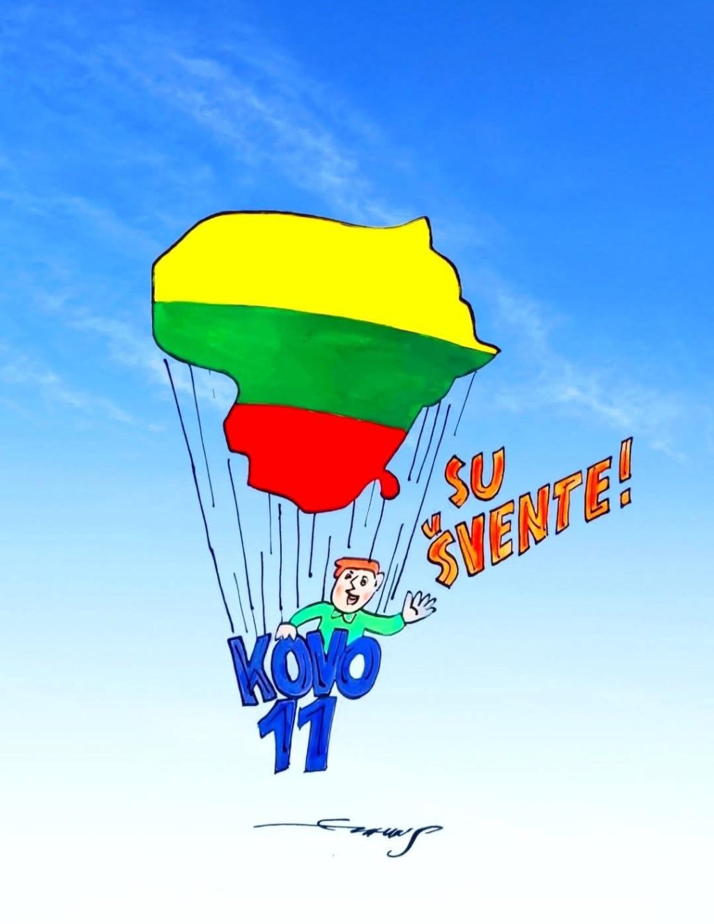 Sveikiname su Kovo 11-ąja – Lietuvos nepriklausomybės atkūrimo diena!